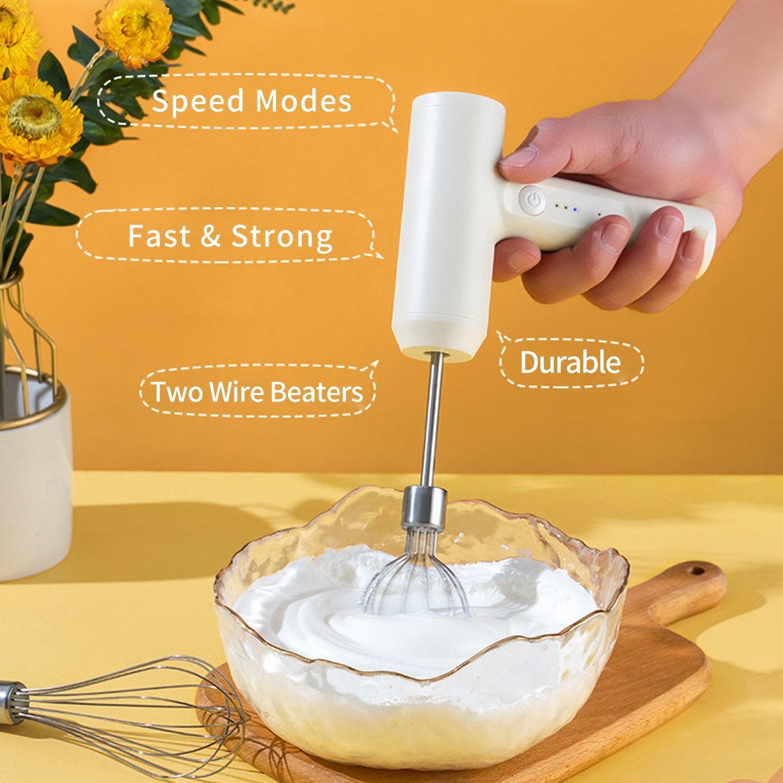 Portable Cordless Electric Egg Beater UK